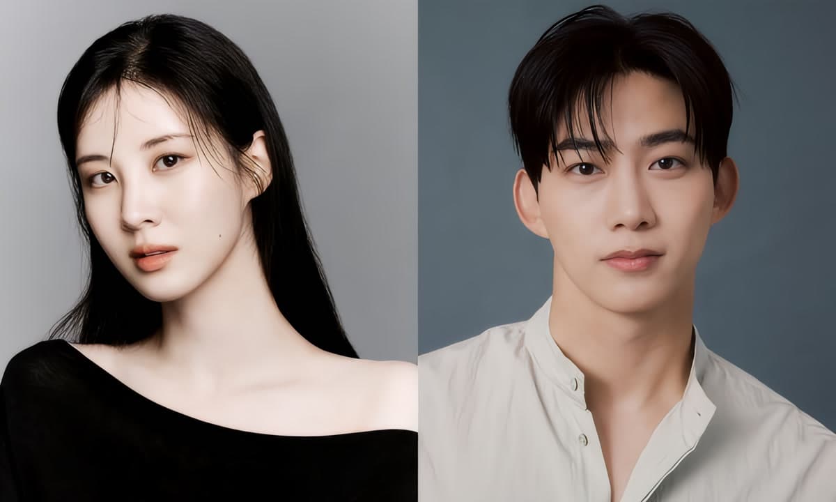 Ok Taecyeon (right) and Seohyun in a promotional image for the KBS drama 'I Accidentally Stole the Male Lead's First Night'