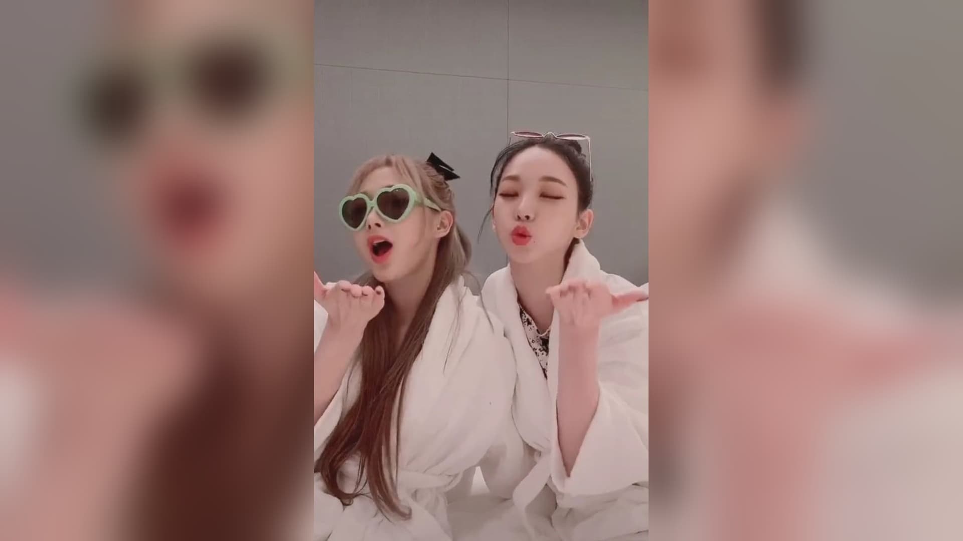 Aespa members celebrating, the group behind the Red Dot Design Award-winning 'Dirty Work' packaging