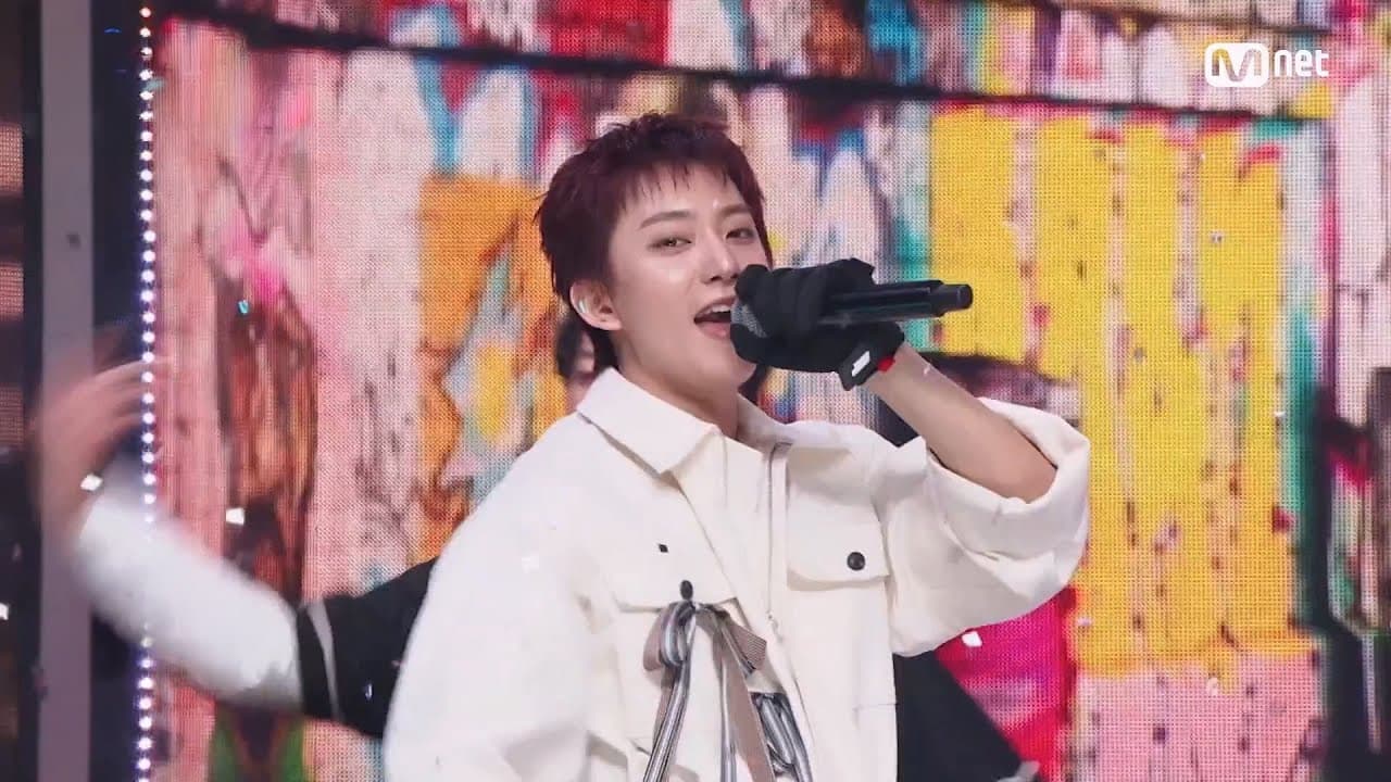 B1A4 performing their comeback single 가위바위보 on M COUNTDOWN EP.925, April 23, 2026 — YouTube: Mnet K-POP