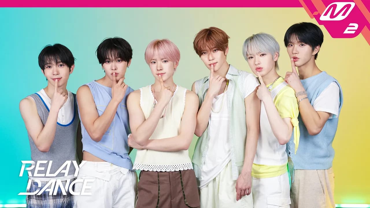 NCT WISH in their official M2 relay dance video for Ode to Love