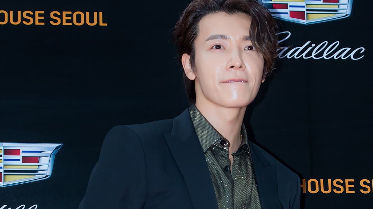 Super Junior's Lee Donghae at a press event in Seoul