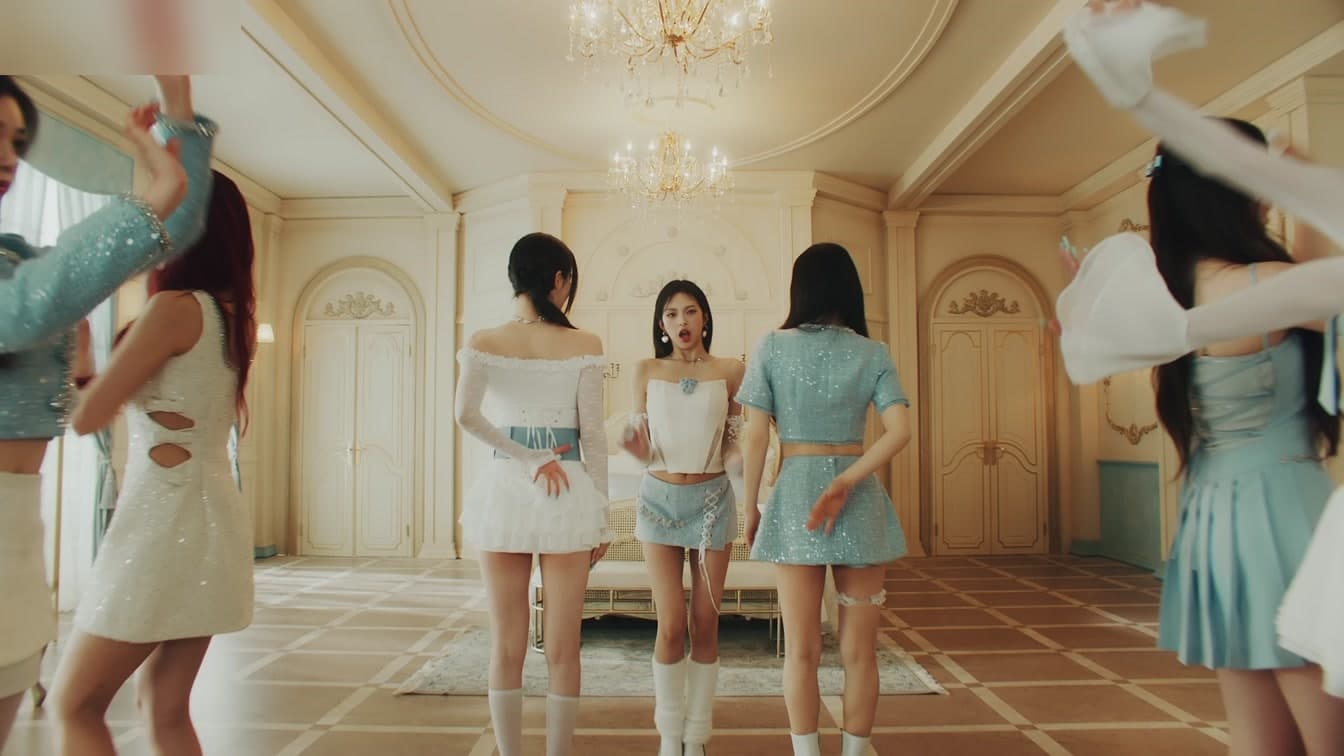 BABYMONSTER performing in their official music video — the group whose success set the blueprint Next Monster will follow