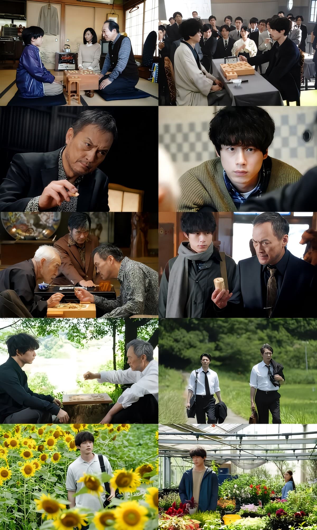 Sakaguchi Kentaro and Watanabe Ken in official production stills from the Japanese thriller Final Piece
