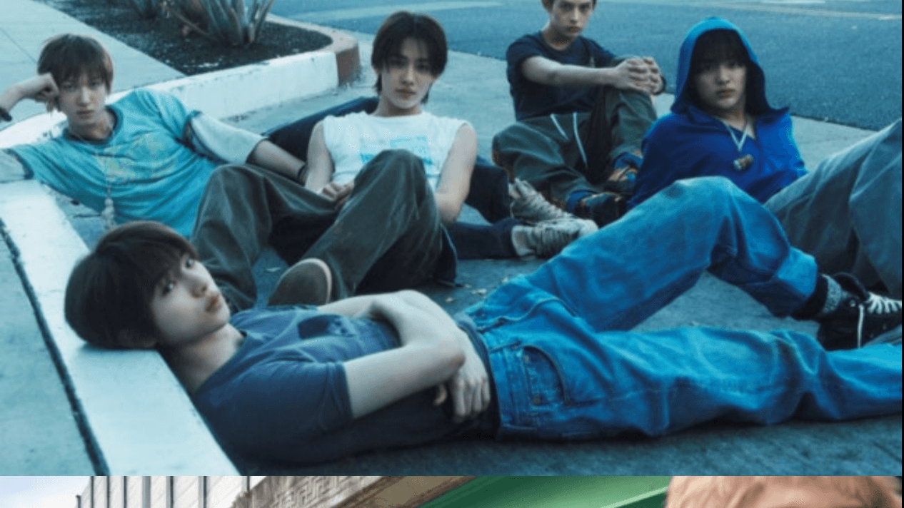CORTIZ members in a promotional photo for their second mini album GREENGREEN, set to release May 4, 2026