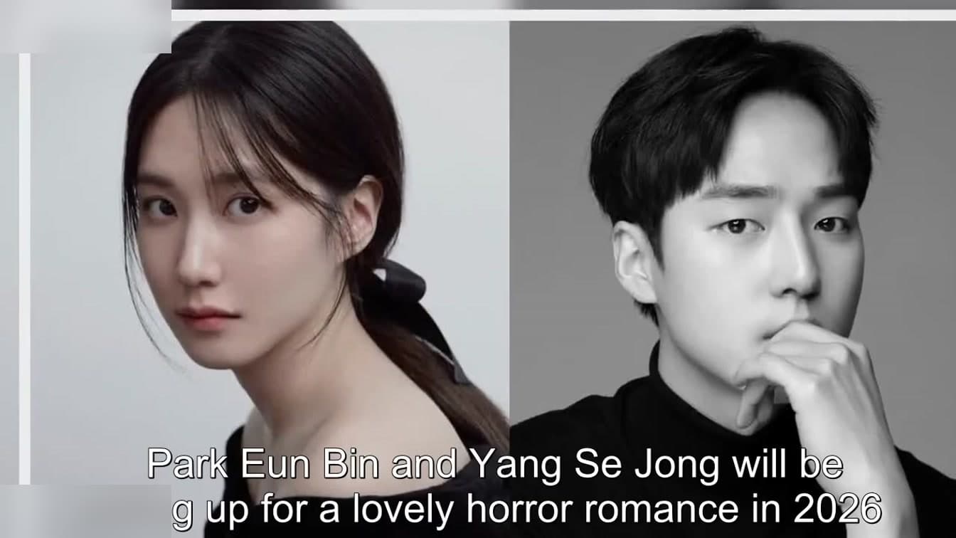 Park Eun-bin and Yang Se-jong, the leads of tvN's upcoming occult romance drama 'Sinister Love'