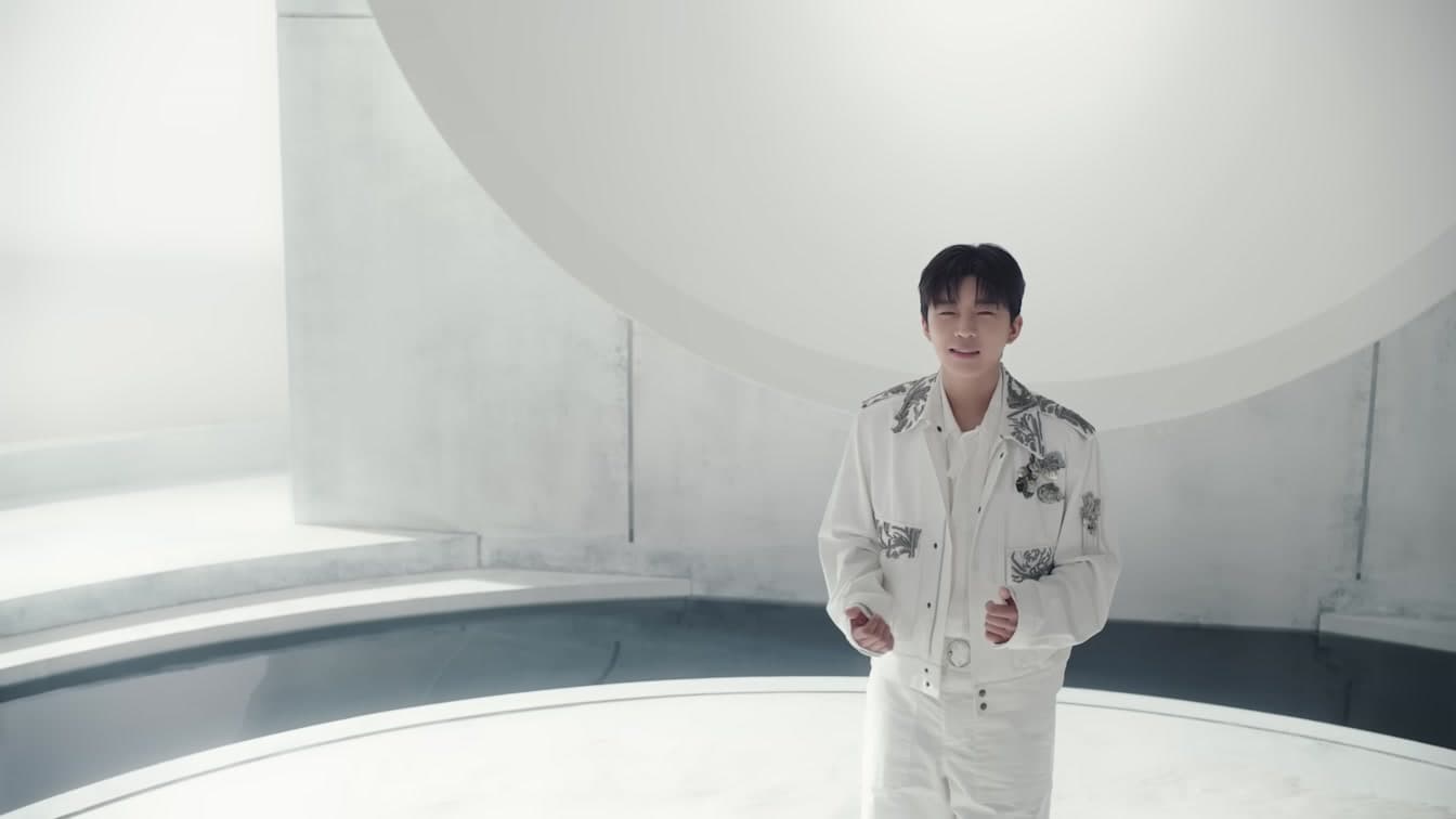 Lim Young-woong in the official music video for 'Eternal Moment' — YouTube: 임영웅