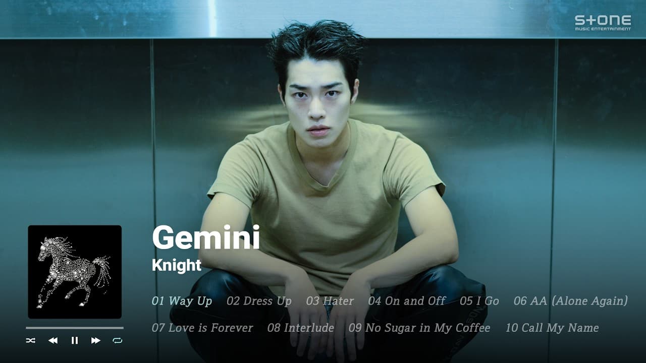 Stone Music Entertainment official YouTube thumbnail for Gemini Knight playlist.