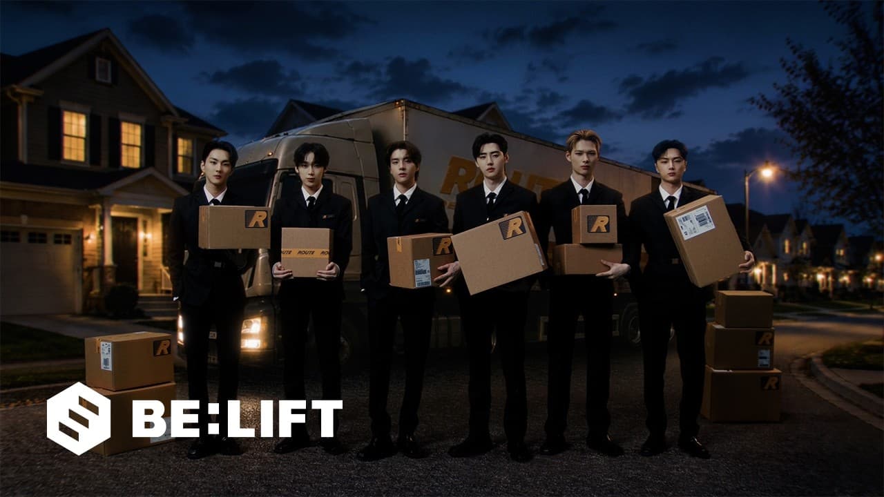 ENHYPEN in the official ROUTE Film thumbnail for THE SIN : BLISS. Photo: HYBE LABELS YouTube