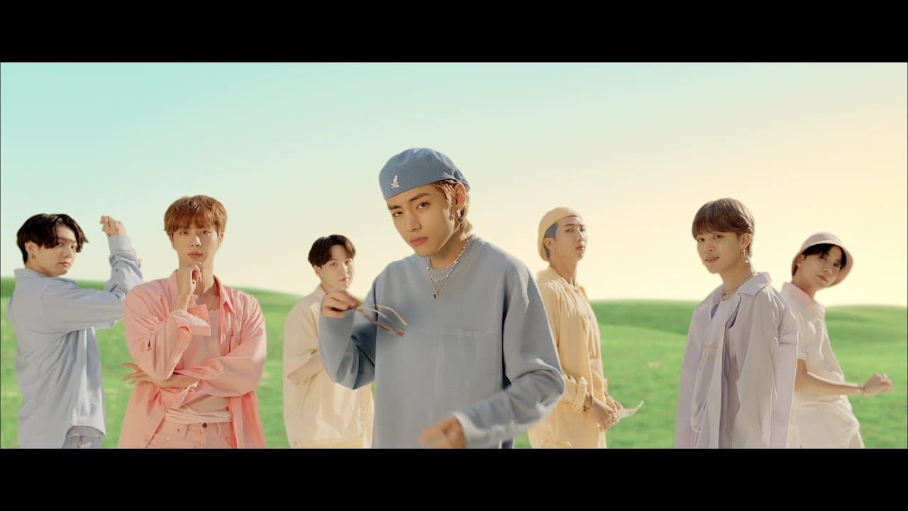 BTS in official BANGTANTV performance imagery as the group's Paris stadium finale drew global attention. — YouTube: BANGTANTV