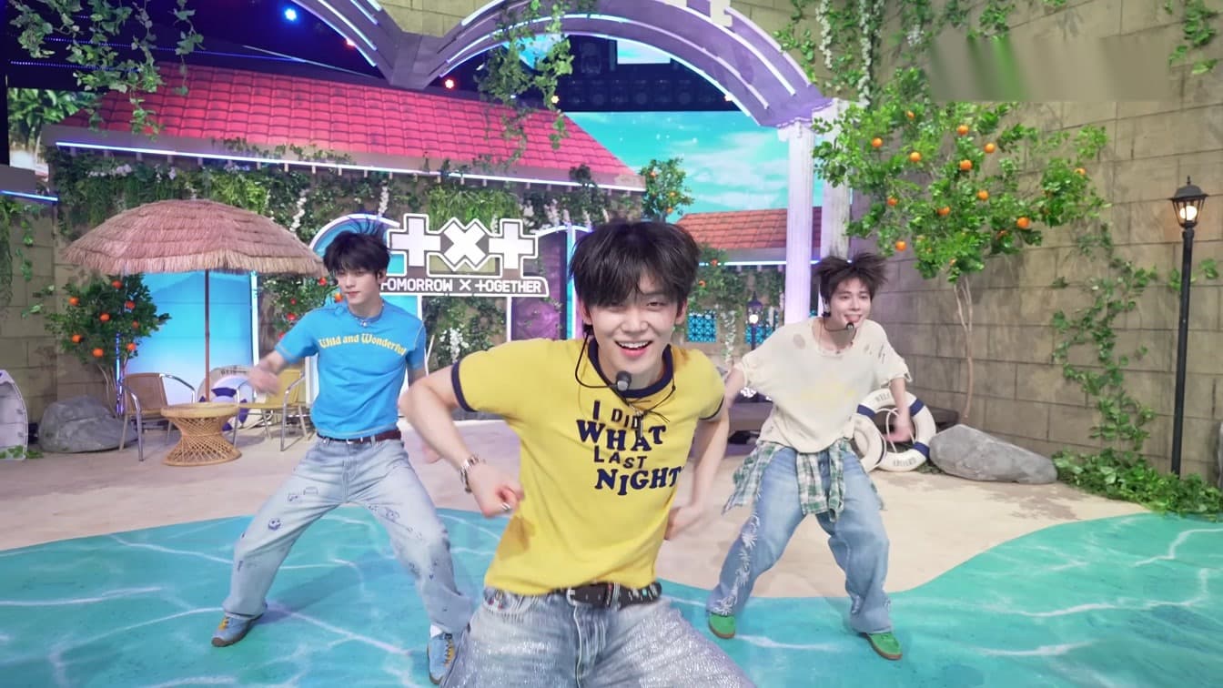 TOMORROW X TOGETHER performing 'Love Language' on Music Bank — YouTube: KBS Kpop