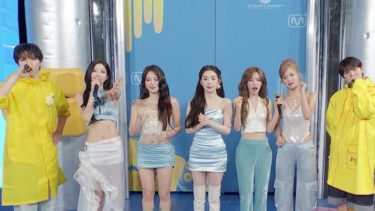 Red Velvet Frames Surfing Boy as Velvet Summer