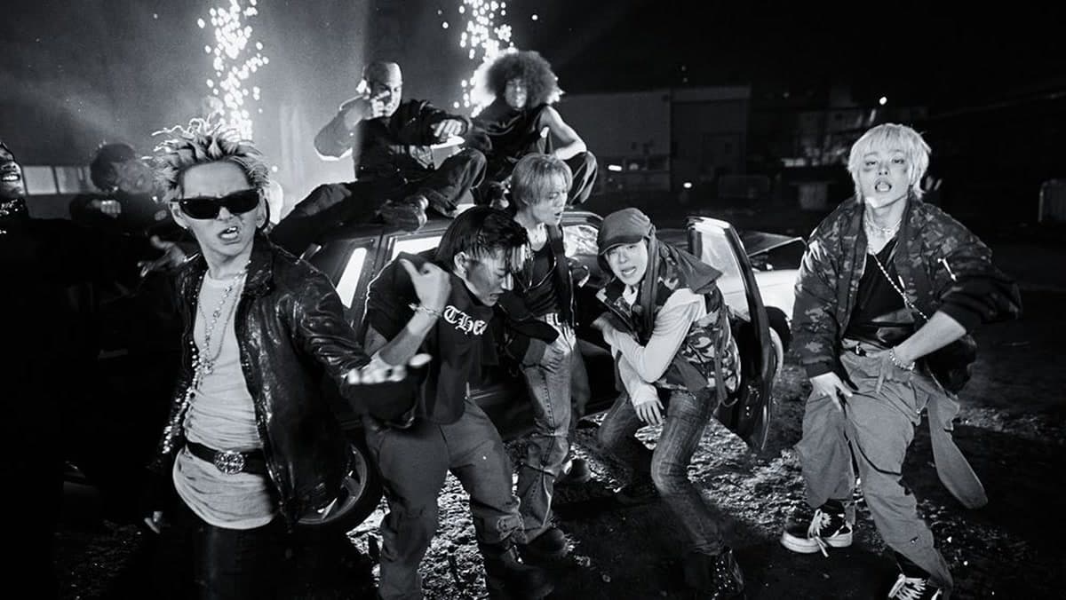 TREASURE in a monochrome visual from the IF I / NEW WAV promotional cycle.