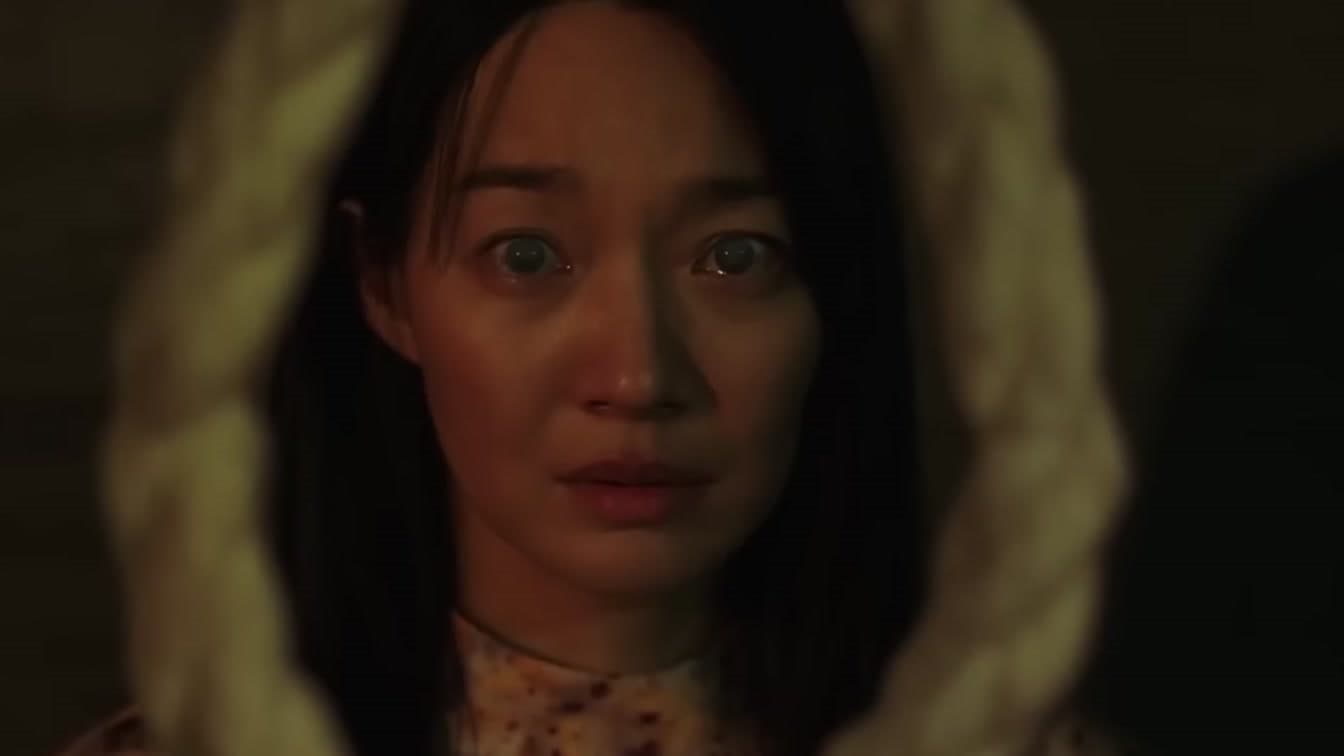 Shin Min Ah in a tense scene from the thriller drama "Our Eyes" — YouTube: The Eyes (2026) 눈동자 Official