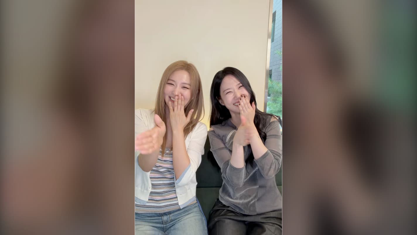 Seulgi and Park Eun-bin appear together in a challenge image after years of fan-noted support — Photo: 레드벨벳의레벨업 마이너 갤러리.